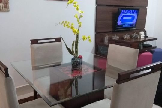 Sala de apartamento à venda com 3 quartos, 77m² em Jardim Messina, Jundiaí