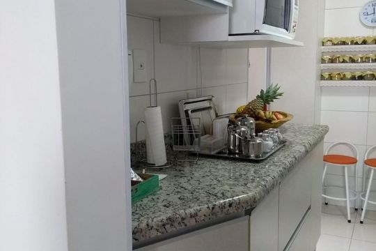 Cozinha de apartamento à venda com 3 quartos, 77m² em Jardim Messina, Jundiaí