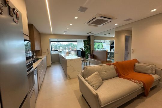 Sala de apartamento à venda com 3 quartos, 89m² em Vila Creti, Barueri