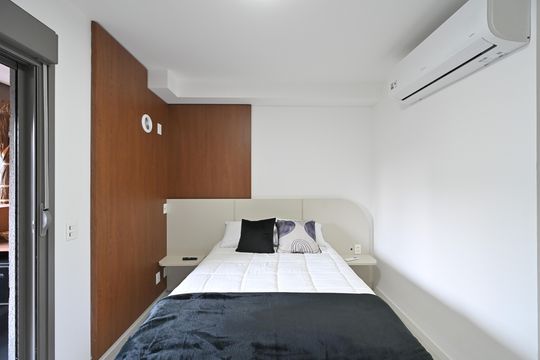 Sala/Quarto de kitnet/studio para alugar com 1 quarto, 27m² em Vila Clementino, São Paulo