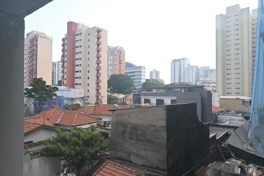 Vista da Varanda de kitnet/studio para alugar com 1 quarto, 27m² em Vila Clementino, São Paulo