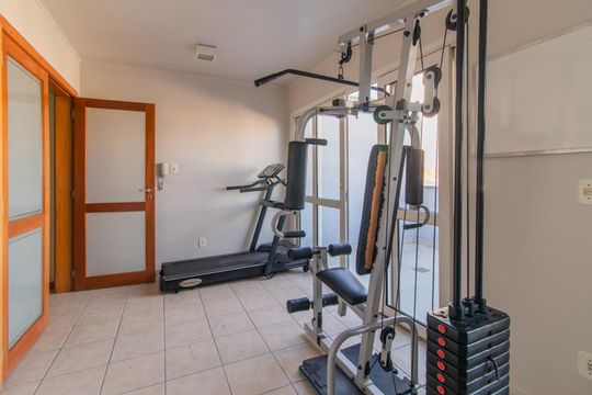 Área comum - Academia de apartamento à venda com 1 quarto, 43m² em Centro Histórico, Porto Alegre