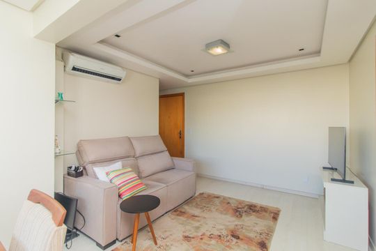 Sala de apartamento à venda com 1 quarto, 43m² em Centro Histórico, Porto Alegre