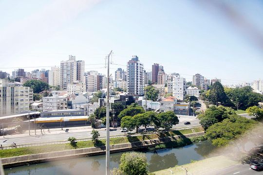 Sala Vista de apartamento à venda com 2 quartos, 57m² em Partenon, Porto Alegre