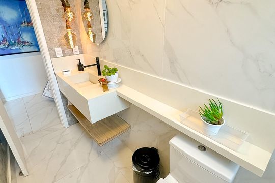 Banheiro de apartamento para alugar com 3 quartos, 180m² em Ingleses Norte, Florianópolis