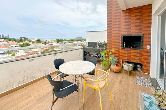 Varanda gourmet de apartamento para alugar com 3 quartos, 180m² em Ingleses Norte, Florianópolis
