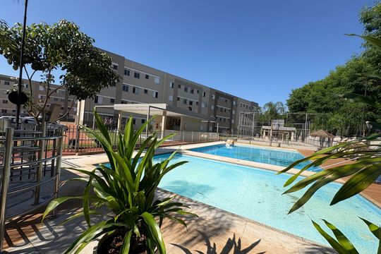 Área comum - Piscina de apartamento para alugar com 2 quartos, 43m² em Via Norte, Ribeirão Preto