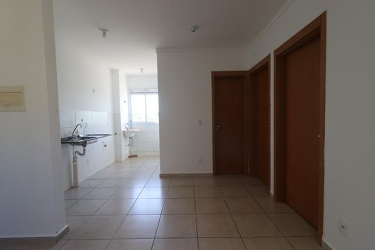 Sala de apartamento para alugar com 2 quartos, 43m² em Via Norte, Ribeirão Preto