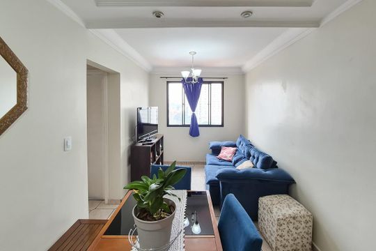 Sala de apartamento à venda com 2 quartos, 70m² em Baeta Neves, São Bernardo do Campo