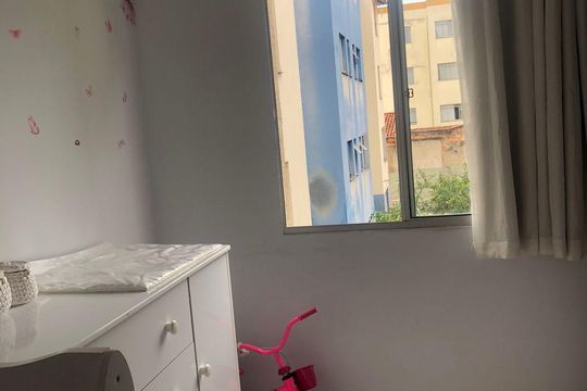 Quarto de apartamento à venda com 2 quartos, 46m² em Santa Amelia, Belo Horizonte