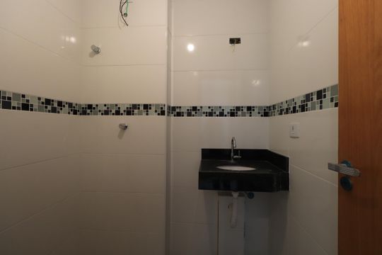Banheiro de apartamento à venda com 1 quarto, 39m² em Chácara Califórnia, São Paulo