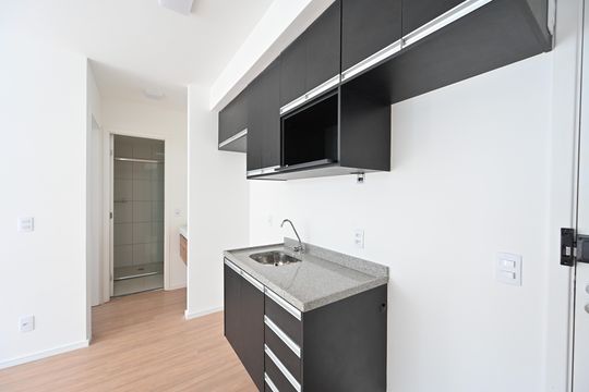 Cozinha de apartamento para alugar com 2 quartos, 35m² em Planalto Paulista, São Paulo