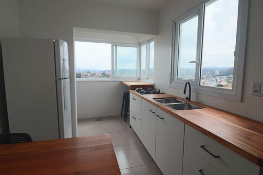 Cozinha de kitnet/studio à venda com 1 quarto, 37m² em Hamburgo Velho, Novo Hamburgo