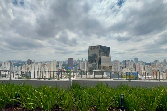 Área comum de kitnet/studio à venda com 1 quarto, 25m² em Pinheiros, São Paulo