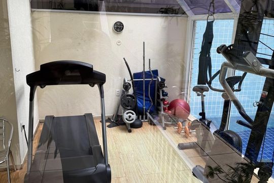 Área comum - Academia de apartamento para alugar com 1 quarto, 45m² em Lagoa, Rio de Janeiro