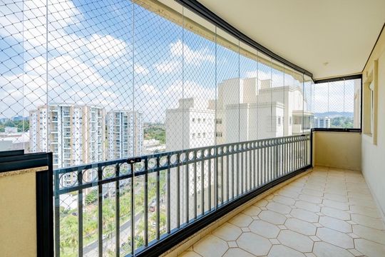Varanda de apartamento à venda com 3 quartos, 139m² em Tamboré, Santana de Parnaíba