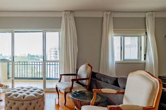 Sala de apartamento para alugar com 3 quartos, 139m² em Tamboré, Santana de Parnaíba