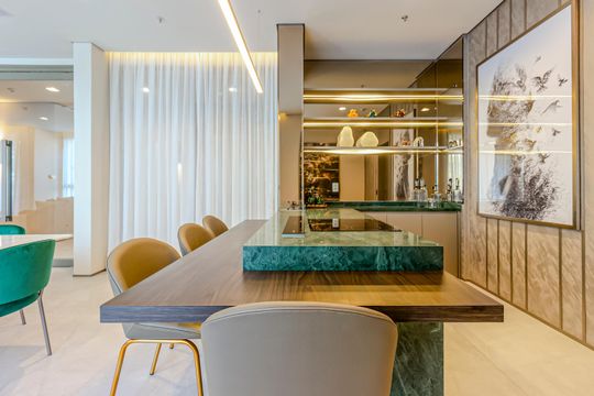 Área comum de apartamento para alugar com 1 quarto, 30m² em Campo Belo, São Paulo