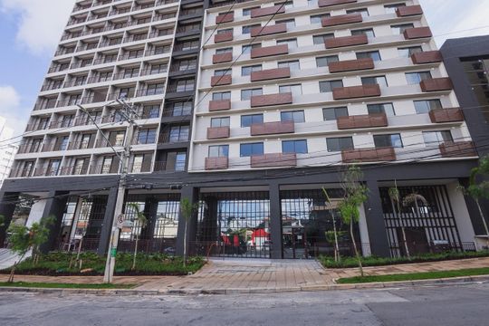 Fachada de apartamento à venda com 1 quarto, 24m² em Vila Olímpia, São Paulo