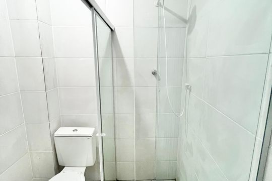 Banheiro de apartamento para alugar com 2 quartos, 65m² em Jardim Primavera, São Paulo