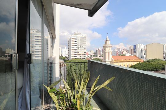 Varanda da Sala de apartamento à venda com 3 quartos, 178m² em Centro, Santo André