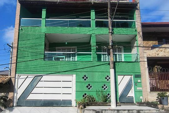 Fachada de casa para alugar com 5 quartos, 468m² em Vila Nossa Senhora das Vitorias, Mauá