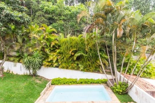 Área externa de casa de condomínio para alugar com 4 quartos, 488m² em Alphaville 10, Santana de Parnaíba