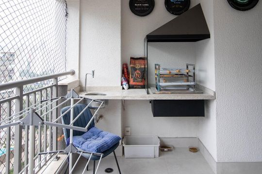 Varanda de apartamento à venda com 2 quartos, 67m² em Vila Andrade, São Paulo