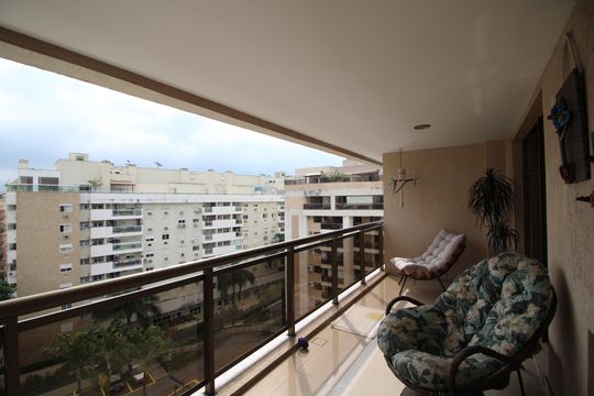 Varanda de apartamento à venda com 2 quartos, 148m² em Freguesia (jacarepaguá), Rio de Janeiro