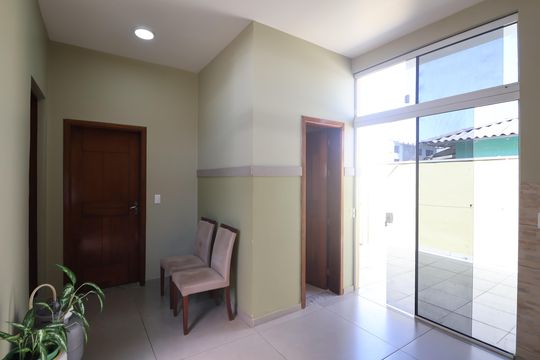 Área comum - Churrasqueira de casa à venda com 3 quartos, 163m² em Mathias Velho, Canoas