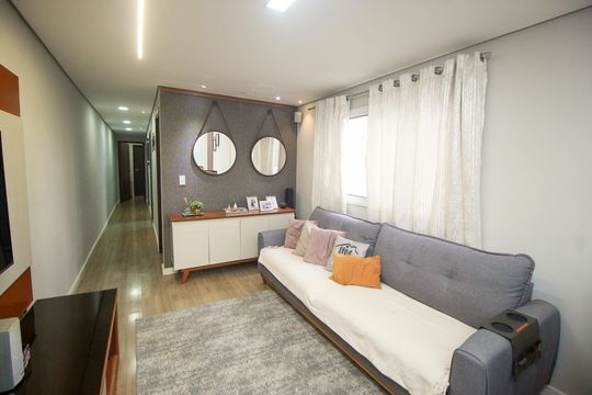 Sala de apartamento para alugar com 3 quartos, 180m² em Jardim, Santo André