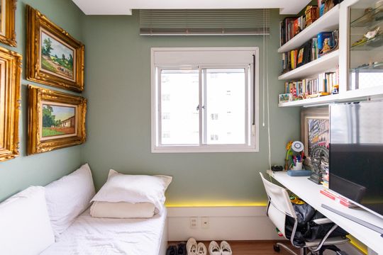 Quarto de apartamento à venda com 2 quartos, 81m² em Vila Mascote, São Paulo