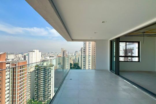 Varanda de apartamento à venda com 3 quartos, 156m² em Paraíso, São Paulo