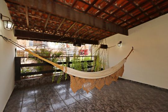 Varanda da Suíte de casa à venda com 3 quartos, 250m² em Jardim Itapoan, Santo André