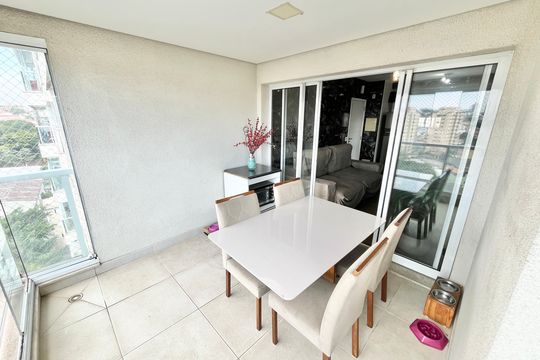 Varanda da Sala de apartamento à venda com 2 quartos, 60m² em Jardim São Paulo, São Paulo