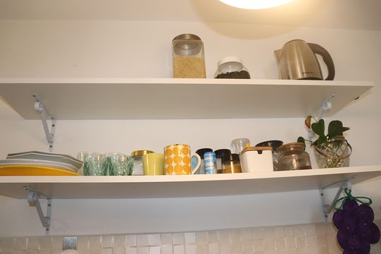 Cozinha de apartamento para alugar com 1 quarto, 49m² em Consolação, São Paulo