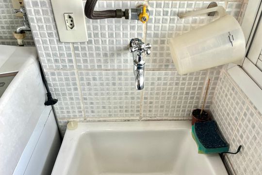 Área de Serviço de apartamento à venda com 1 quarto, 42m² em Vila Guarani (zona Sul), São Paulo