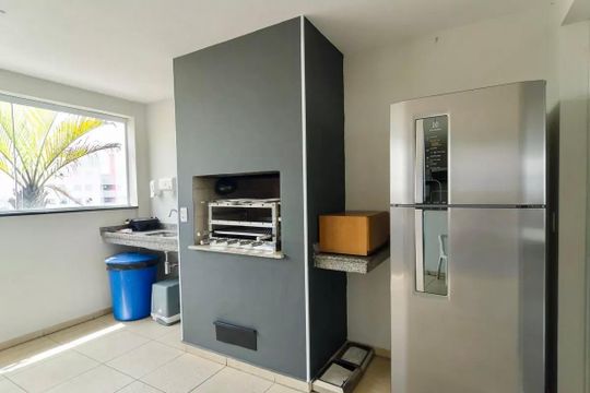Área comum - Churrasqueira de apartamento à venda com 1 quarto, 42m² em Vila Guarani (zona Sul), São Paulo