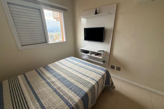 Quarto de apartamento para alugar com 1 quarto, 49m² em Ponta da Praia, Santos