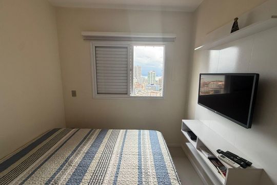 Quarto de apartamento para alugar com 1 quarto, 49m² em Ponta da Praia, Santos