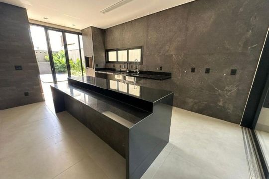Cozinha de casa de condomínio para alugar com 5 quartos, 253m² em Nova Uberlândia, Uberlândia