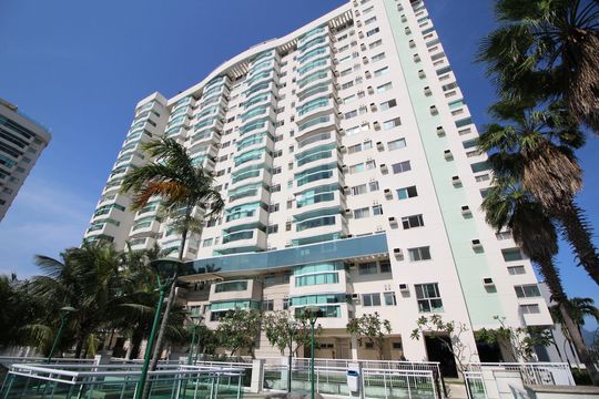 Fachada de apartamento à venda com 1 quarto, 85m² em Barra da Tijuca, Rio de Janeiro