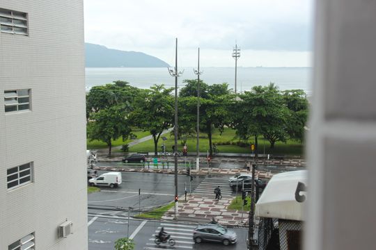 Vista do Studio de kitnet/studio para alugar com 1 quarto, 25m² em José Menino, Santos