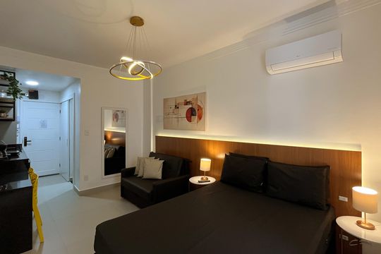 Studio de kitnet/studio para alugar com 1 quarto, 25m² em José Menino, Santos