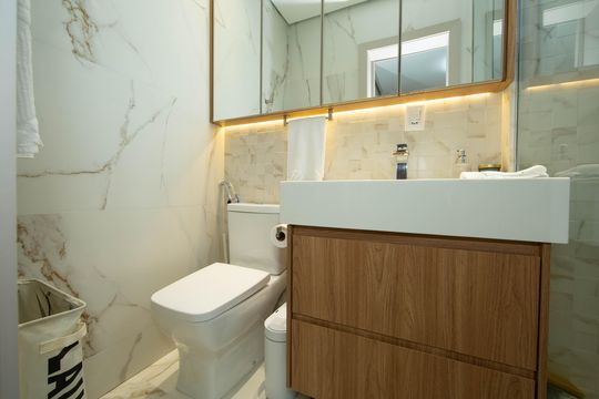 BANHEIRO1 de apartamento à venda com 2 quartos, 62m² em Buritis, Belo Horizonte