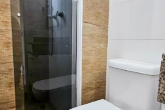 Banheiro de apartamento à venda com 3 quartos, 132m² em Jurubatuba, São Paulo