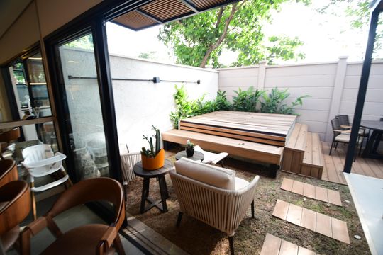 Sala - Vista de casa de condomínio à venda com 3 quartos, 145m² em Bosque das Palmeiras, Campinas