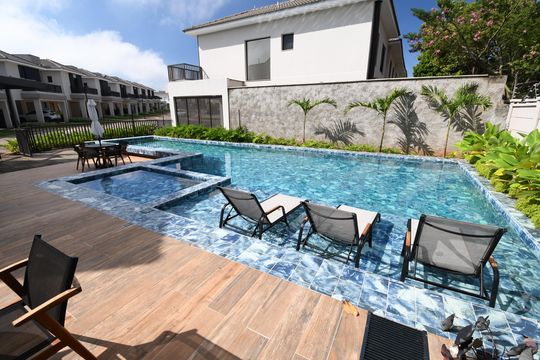 Área comum - Piscina de casa de condomínio à venda com 3 quartos, 145m² em Bosque das Palmeiras, Campinas