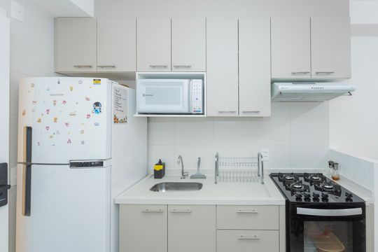 Cozinha de apartamento à venda com 1 quarto, 29m² em Socorro, São Paulo