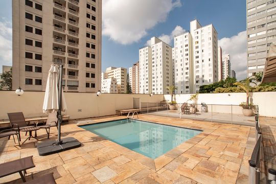 Área comum - Piscina de apartamento para alugar com 2 quartos, 65m² em Vila Clementino, São Paulo
